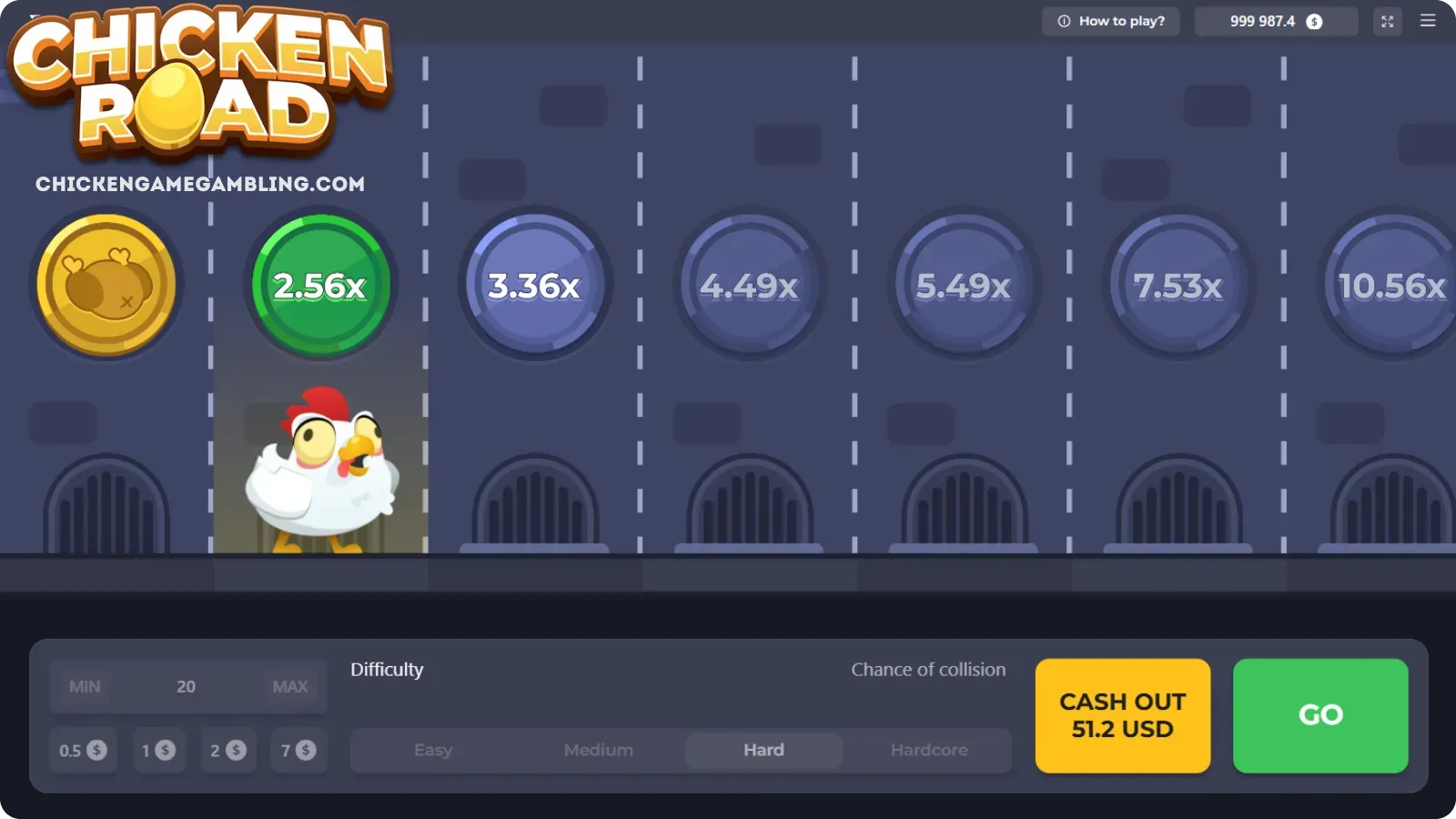 Schermata di gioco unica